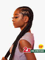 2X X-PRESSION Pre-Stretched Braids 48" & 72"