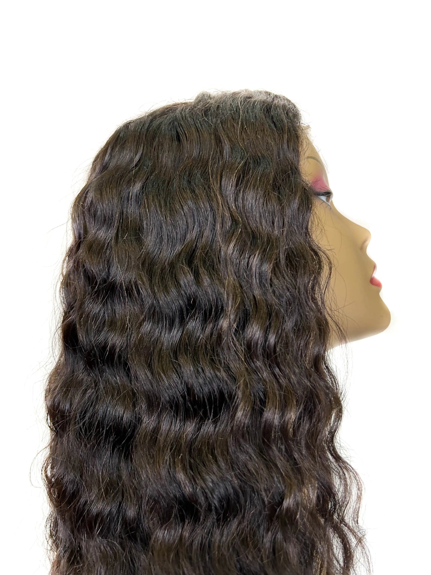 Natural Lace Front Wig - Deep Wave