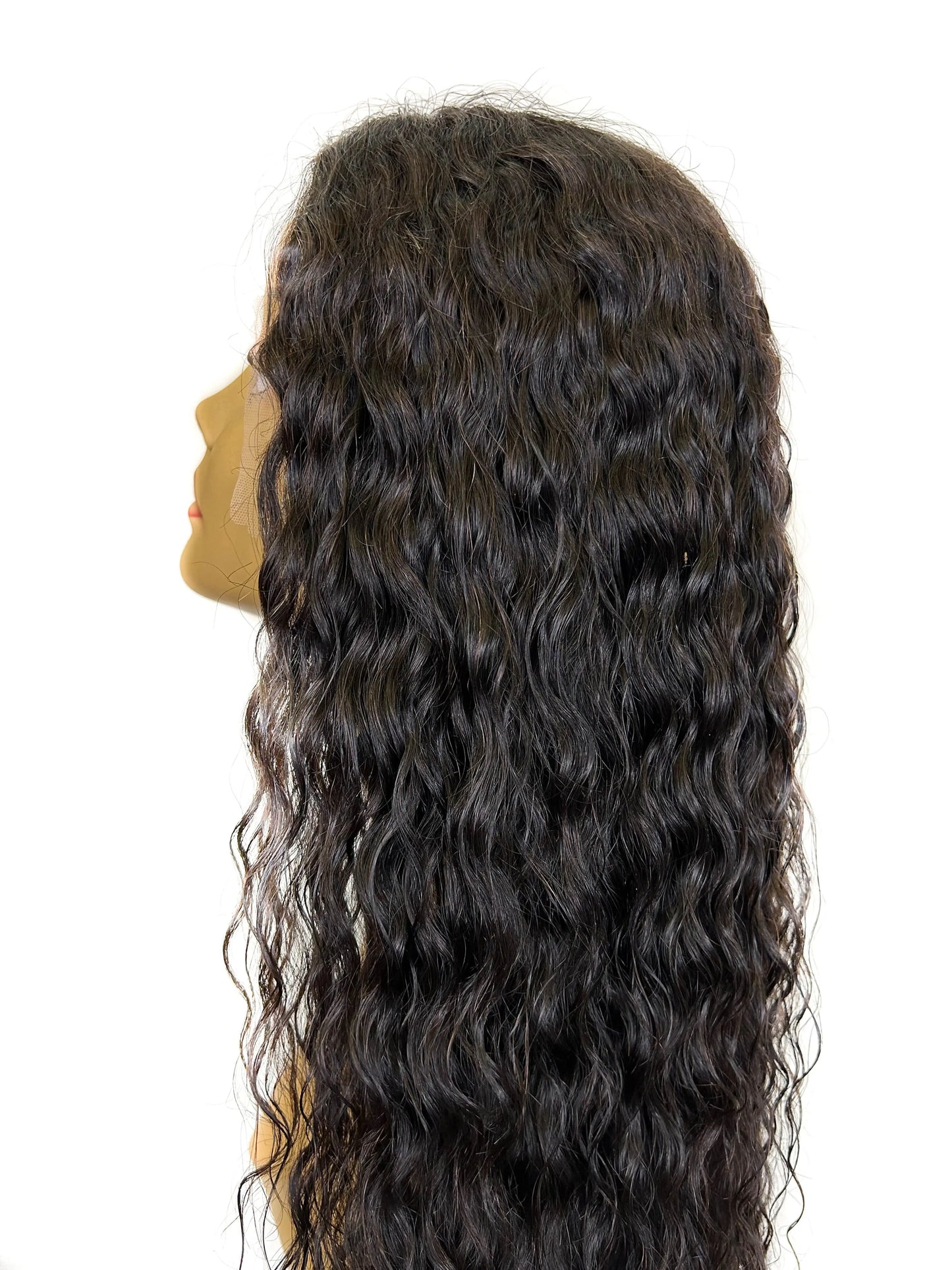 Natural Lace Front Wig - Deep Wave