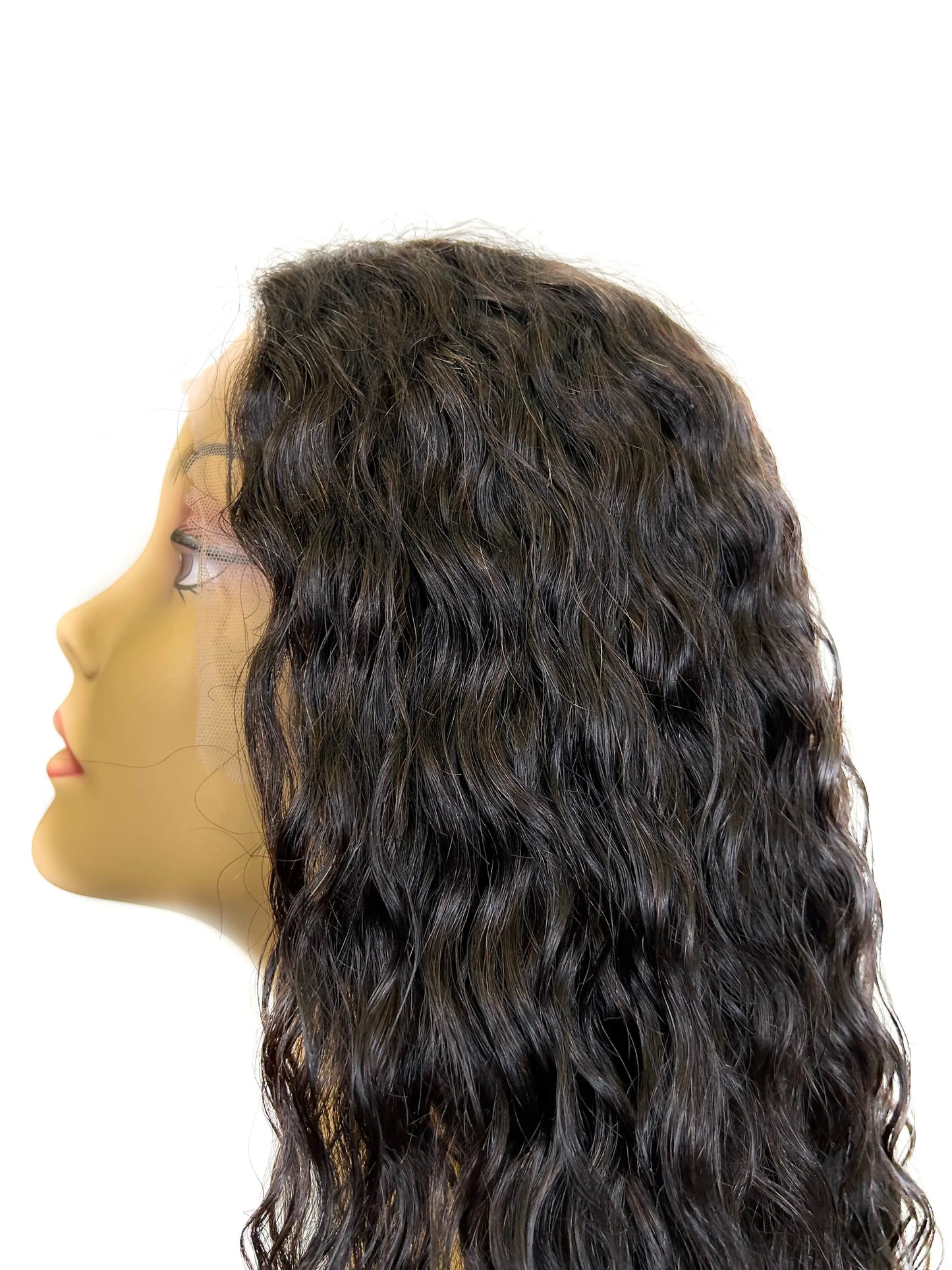 Natural Lace Front Wig - Deep Wave
