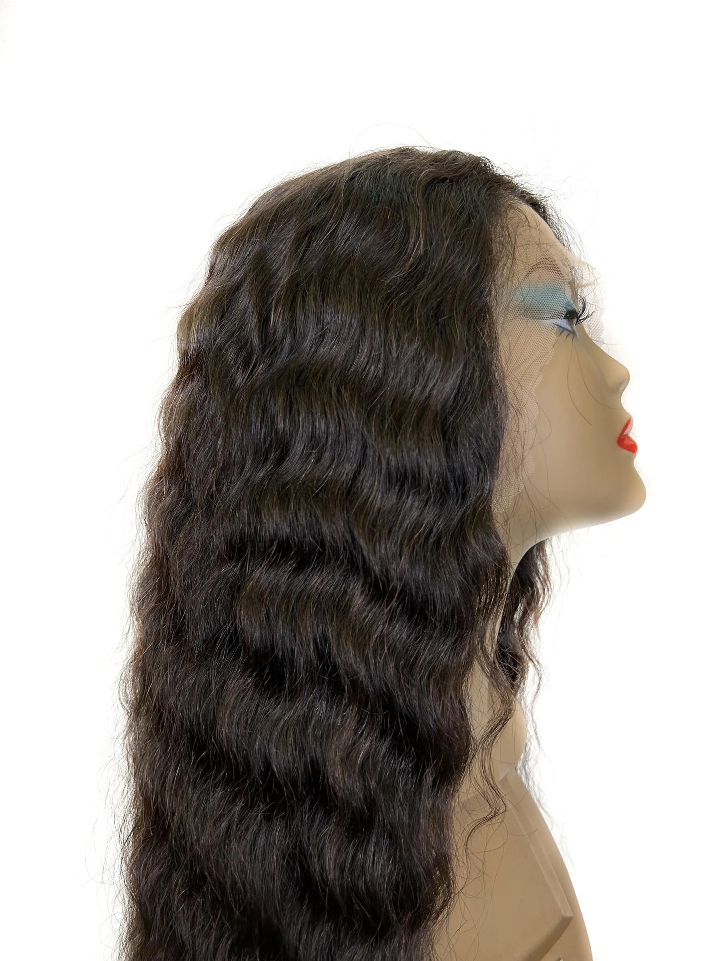 Natural Lace Front Wig - Deep Twist
