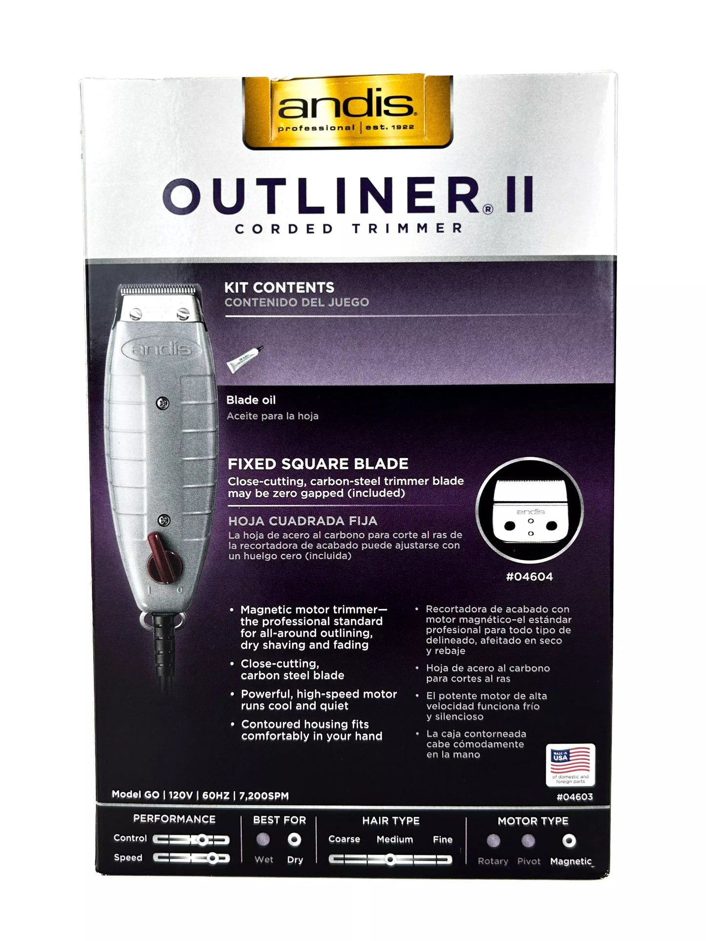 Outliner II Corded Trimmer Square Blade Trimmer