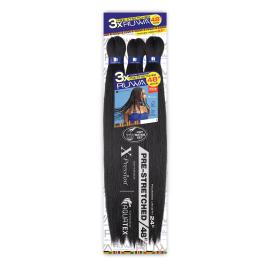 Sensationnel Synthetic Hair Braids X-Pression 3X Ruwa Pre-Stretched Braid 48"