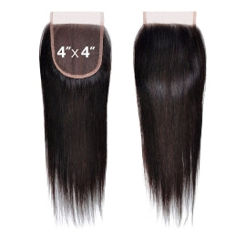 Starlet 100% Virgin Human Hair Hand-Tied 4x4 Lace Closure Straight