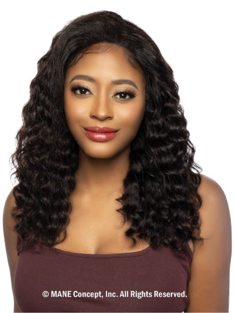 Mane Concept Trill HD 13x4 Deep Wave — TRE2102 — representative style photo; see selected color and length