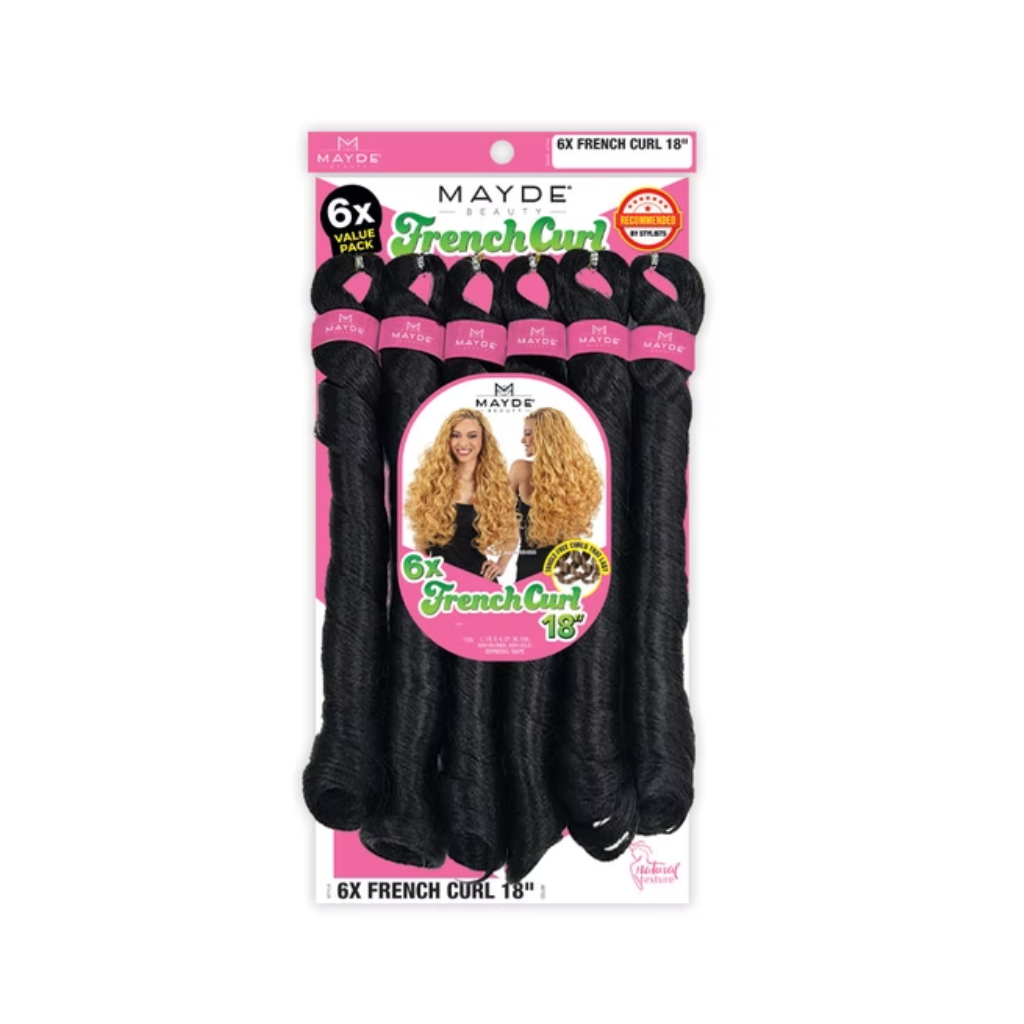 Mayde Beauty 6X French Curl Braid 18"