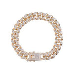 Cuban Link Chain Bracelet Gold 13mm