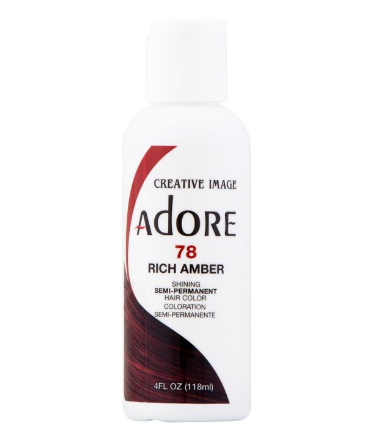Adore Semi-Permanent Hair Color — [#078] RICH AMBER — 4 fl oz (118 ml)