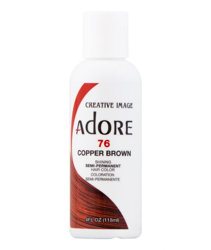Adore Semi-Permanent Hair Color — [#076] COPPER BROWN — 4 fl oz (118 ml)