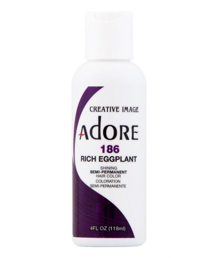Adore Semi-Permanent Hair Color — [#186] RICH EGGPLANT — 4 fl oz (118 ml)