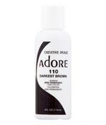 Adore Semi-Permanent Hair Color — [#110] DARK BROWN — 4 fl oz (118 ml)
