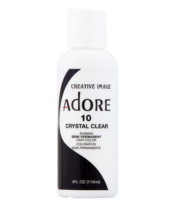 Adore Semi-Permanent Hair Color — [#010] CRYSTAL CLEAR — 4 fl oz (118 ml)