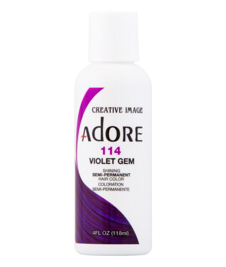 Adore Semi-Permanent Hair Color — [#114] VIOLET GEM — 4 fl oz (118 ml)