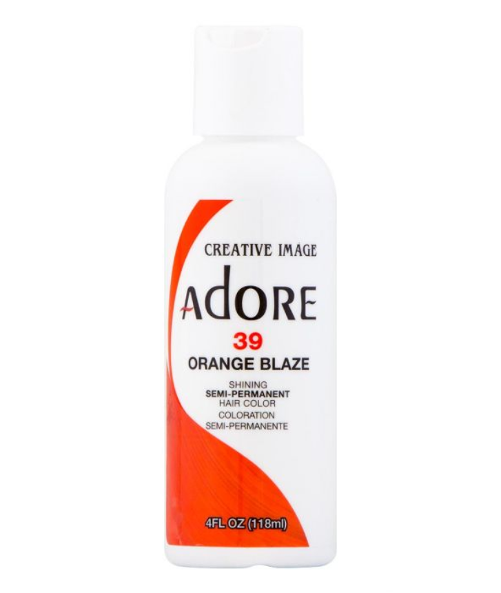 Adore Semi-Permanent Hair Color — [#039] ORANGE BLAZE — 4 fl oz (118 ml)
