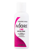 Adore Semi-Permanent Hair Color — [#140] NEON PINK — 4 fl oz (118 ml)