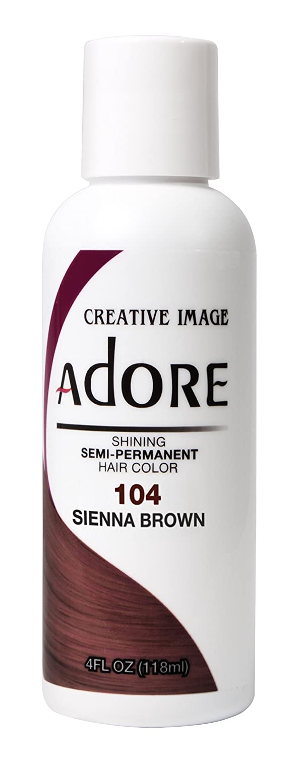 Adore Semi-Permanent Hair Color — [#104] SIENNA BROWN — 4 fl oz (118 ml)