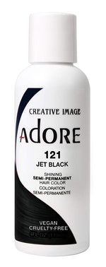 Adore Semi-Permanent Hair Color — [#121] JET BLACK — 4 fl oz (118 ml)