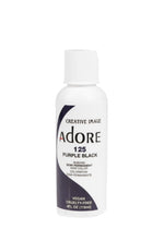Adore Semi-Permanent Hair Color — [#125] PURPLE BLACK — 4 fl oz (118 ml)