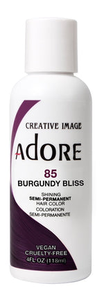 Adore Semi-Permanent Hair Color — [#085] BURGUNDY BLISS — 4 fl oz (118 ml)