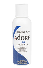 Adore Semi-Permanent Hair Color — [#176] OCEAN BLUE — 4 fl oz (118 ml)