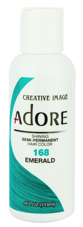 Adore Semi-Permanent Hair Color — [#168] EMERALD — 4 fl oz (118 ml)