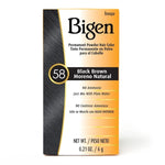 Bigen Permanent Powder Hair Color — #58 BLACK BROWN — 0.21 oz (6 g)