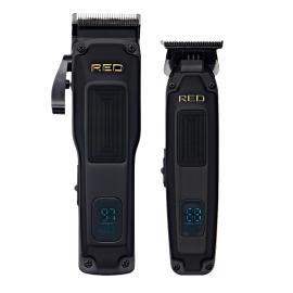 Red Cordless Trimmer & Clipper Combo
