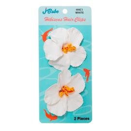 J Babe Hibiscus Hair Clip 2pcs
