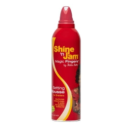Ampro Shine 'n Jam Magic Fingers Setting Mousse for Braiders 12oz/ 354ml