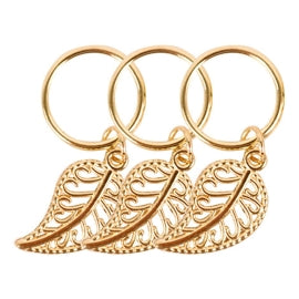 Magic Collection Leaf Braid Hair Ring Hair Decoration Filigree Ring