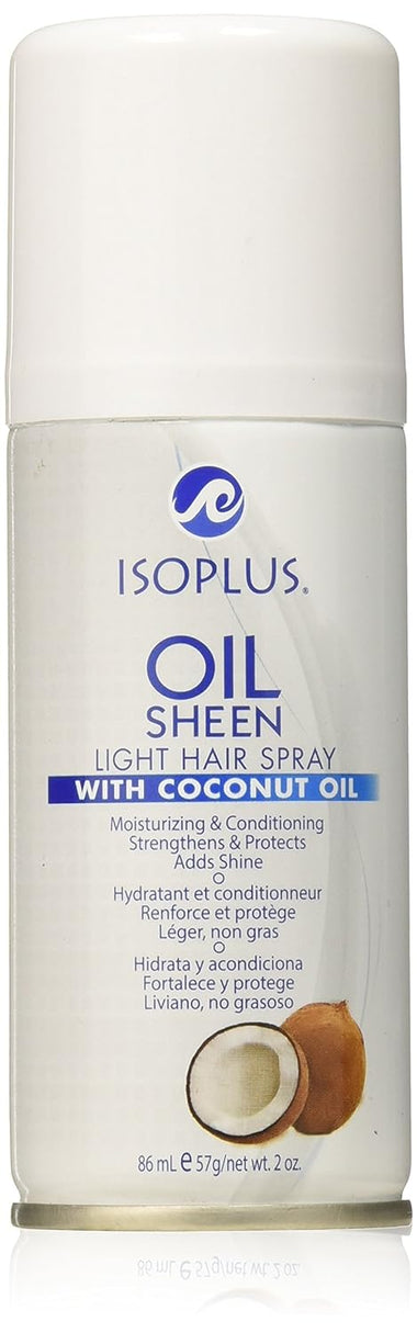 Isoplus Light Oil Sheen Spray with Coconut Oil — 2 oz