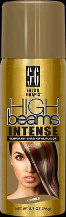 Salon Grafix High Beams Temporary Hair Color Spray — Gold — 2.7 oz
