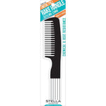 STELLA COLLECTION - Comb Rake Handle Comb W/ Metal Pik