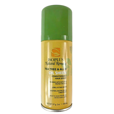 Isoplus Natural Remedy Tea Tree & Aloe Oil Sheen Spray — 7 oz