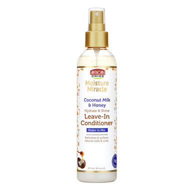 African Pride Moisture Miracle Coconut Milk & Honey Leave-In Conditioner — 12 fl oz