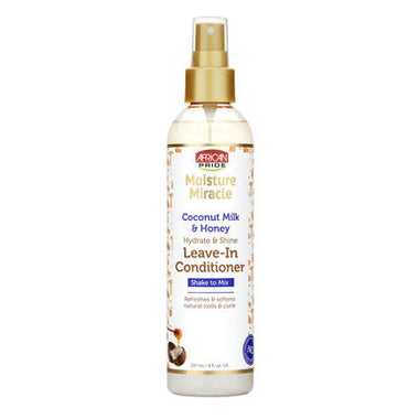 African Pride Moisture Miracle Coconut Milk & Honey Leave-In Conditioner — 12 fl oz