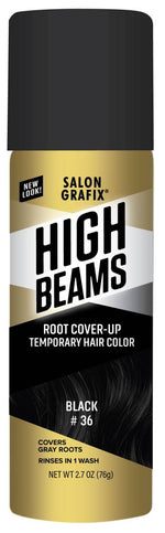 Salon Grafix High Beams Root Cover-Up — #36 Black — 2.7 oz (76 g)