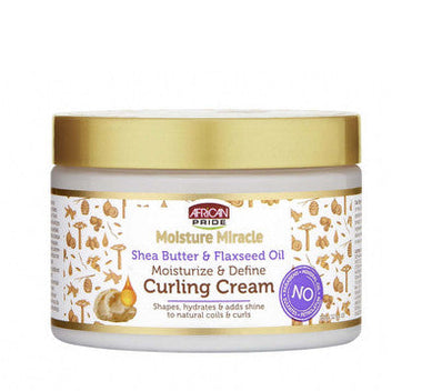 African Pride Moisture Miracle Shea Butter & Flaxseed Oil Curling Cream — 12 oz