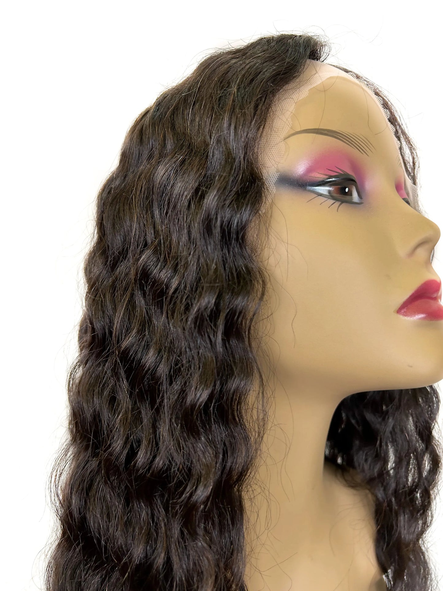 Natural Lace Front Wig - Deep Wave