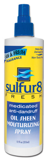 Sulfur8 Fresh Oil Sheen Moisturizing Spray — 12 fl oz
