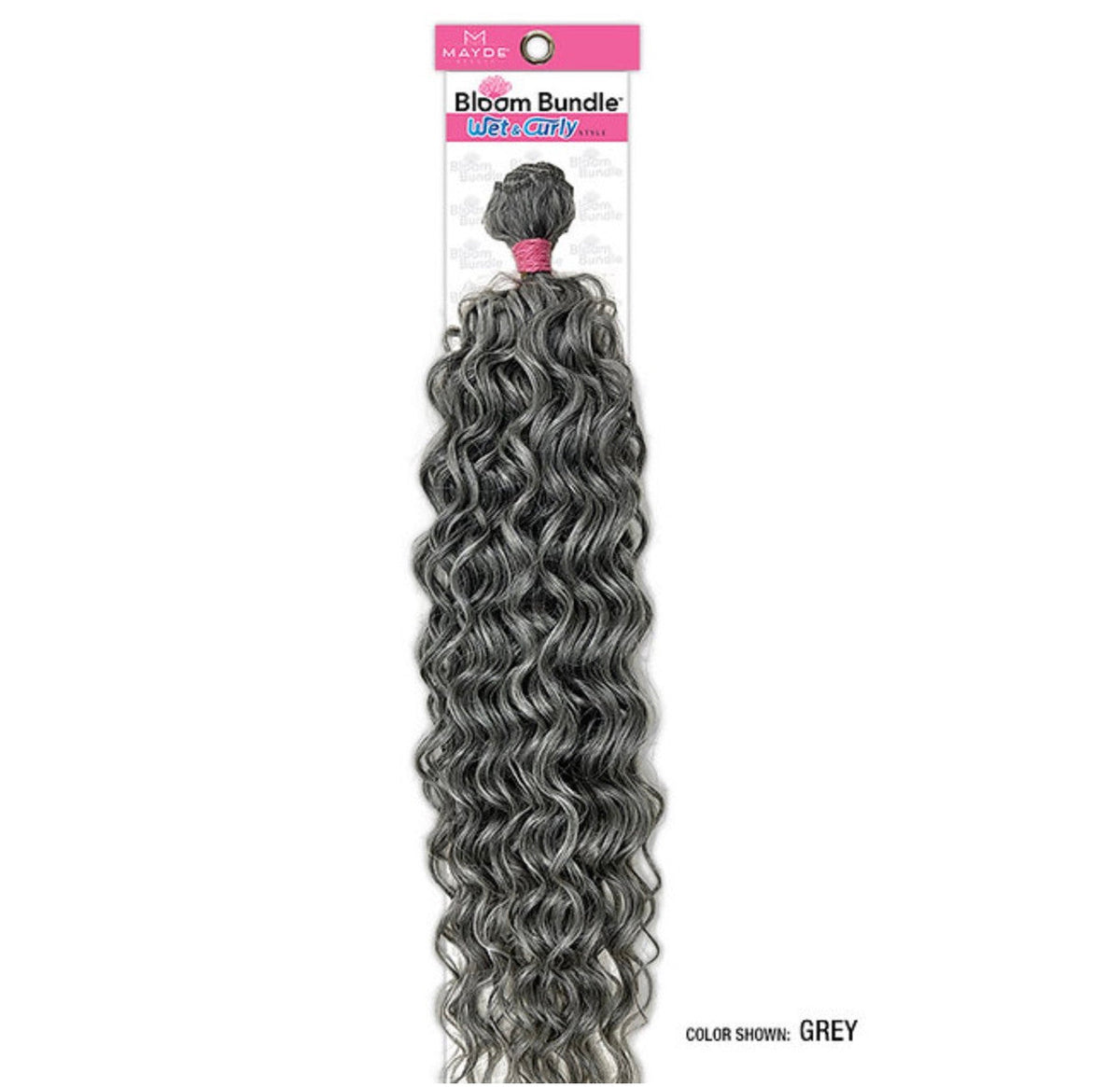 Mayde Beauty Synthetic Bloom Bundle Weave - Wet & Curly 001 (24"-30")
