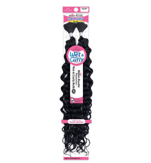 Mayde Beauty Synthetic Bloom Bundle Braid - Wet & Curly Bulk  20”