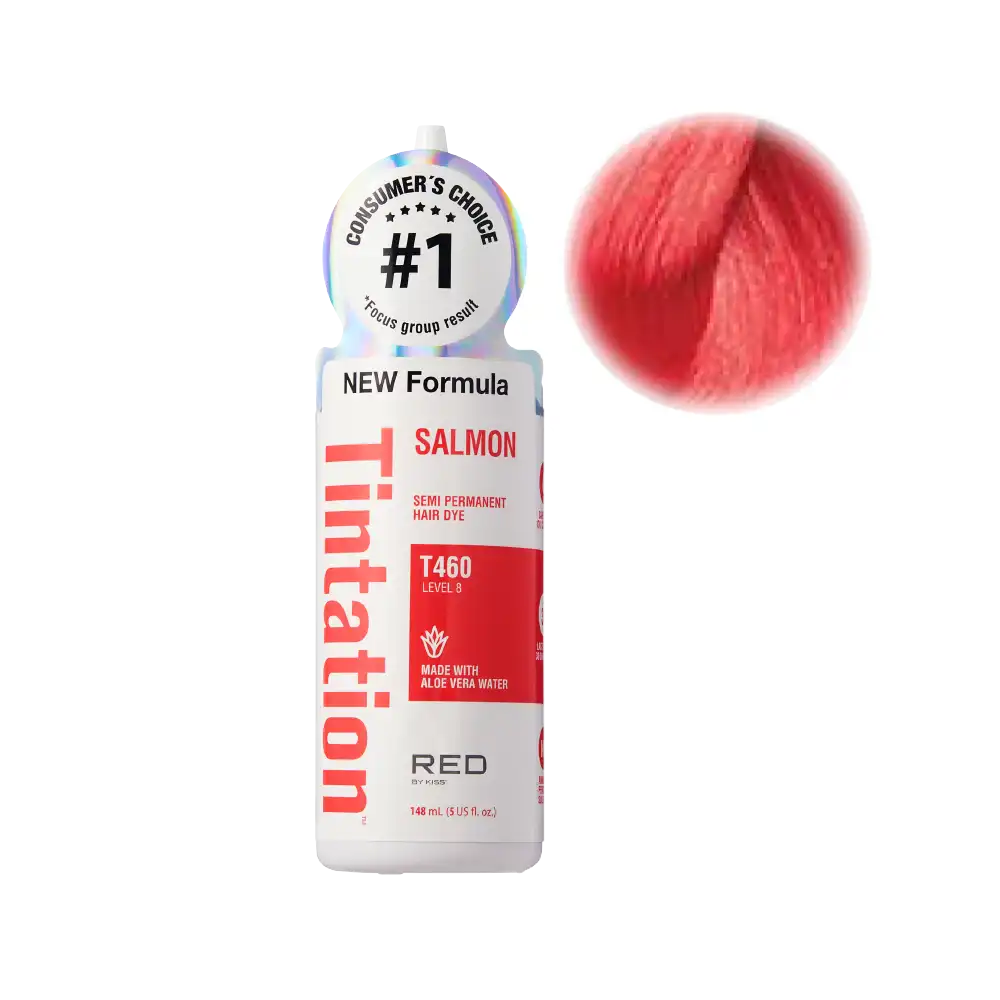 RED by KISS Tintation Semi-Permanent Hair Color — Salmon — 5 fl oz (148 ml)