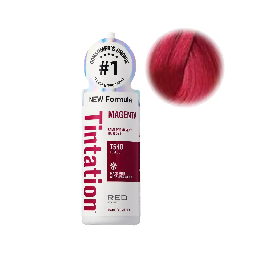 RED by KISS Tintation Semi-Permanent Hair Color — Magenta — 5 fl oz (148 ml)