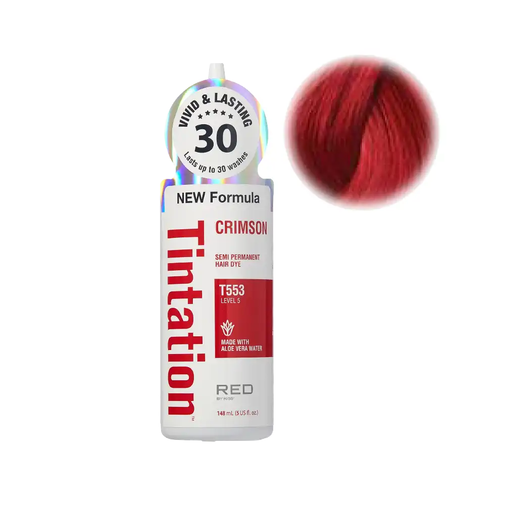RED by KISS Tintation Semi-Permanent Hair Color — Crimson — 5 fl oz (148 ml)