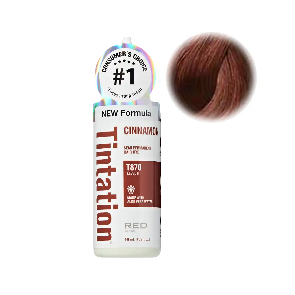 RED by KISS Tintation Semi-Permanent Hair Color — Cinnamon — 5 fl oz (148 ml)