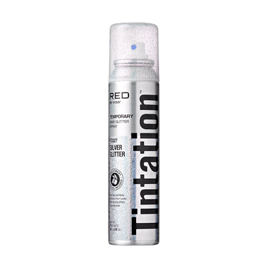 RED by KISS Tintation Glitter Spray — Silver — 2.82 oz (80 g)