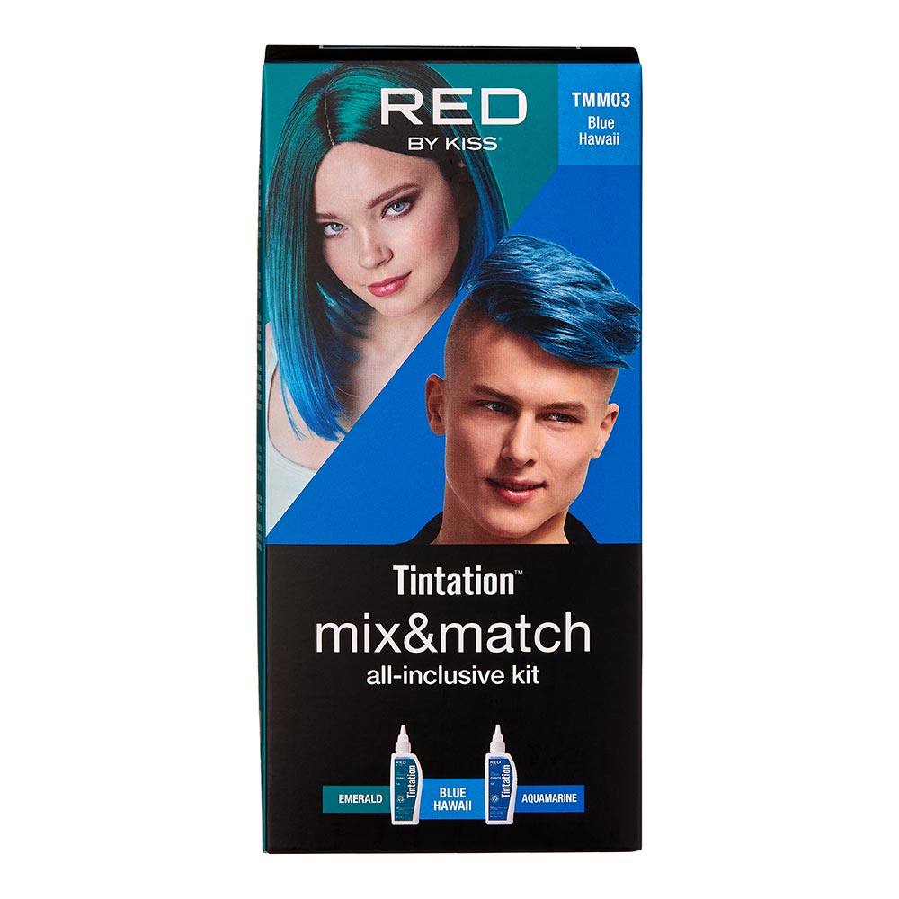 RED by KISS Tintation Mix & Match Hair Color Kit — Blue Hawaii — 1 kit