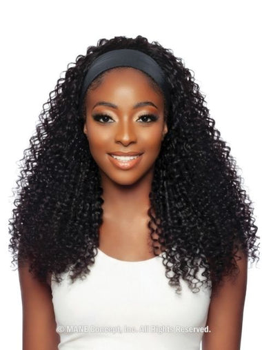 Mane Concept Trill Glueless Burmese Curl Headband — TRHB213 — representative style