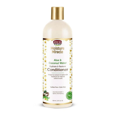 African Pride Moisture Miracle Aloe & Coconut Water Conditioner — 12 fl oz